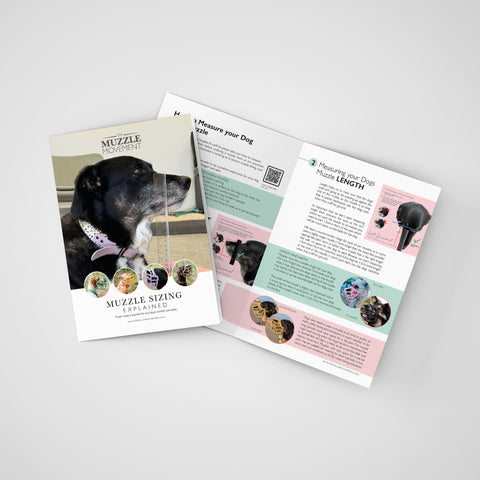 The Muzzle Movement - Muzzle sizing explained for Trade A5 leaflet
