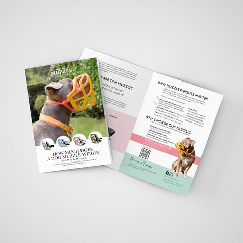 The Muzzle Movement - How much does a Muzzle Movement muzzle Weigh A5 leaflet