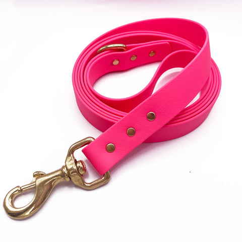 Block colour Biothane Lead – customisable