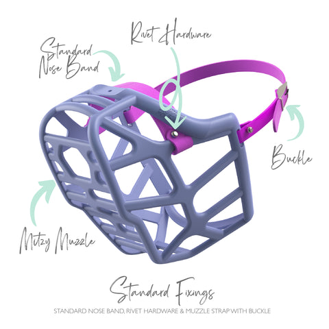 Size Mitzy - Made to order muzzle with colour customisation