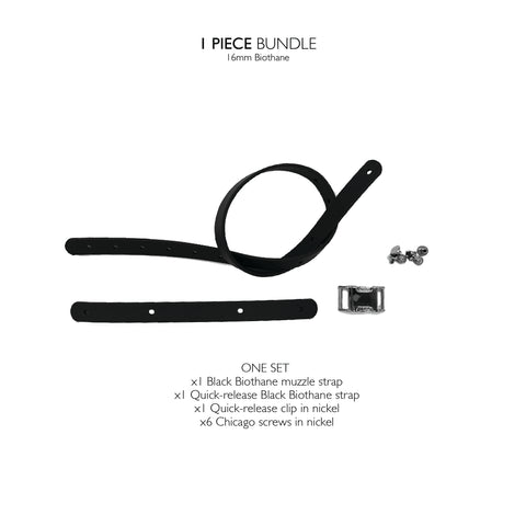 Quick-Release Clip Muzzle Strap fastening set bundle of 10 for Trade