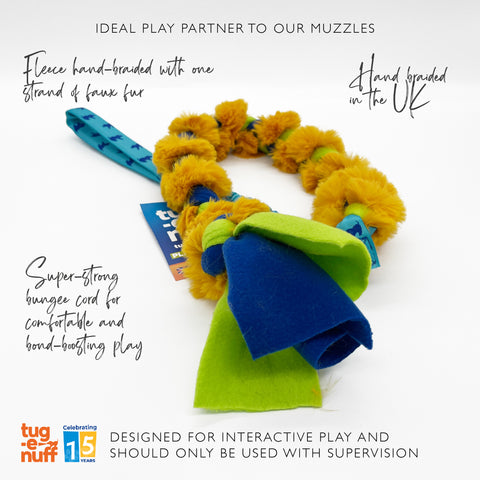 Tug-E-Nuff | The Big Twizzler Tough Dog Tug Toy Bungee