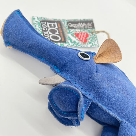 Green & Wild's | Dino the Dyno Fish, Eco Dog Toy
