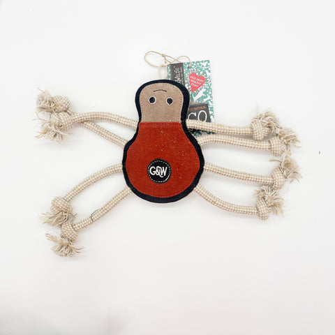 Green & Wild's | Spike the Spider, Eco Dog Toy