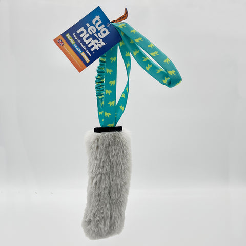 Tug-e-nuff | Faux Fur Squeaky Chaser Bungee Edition