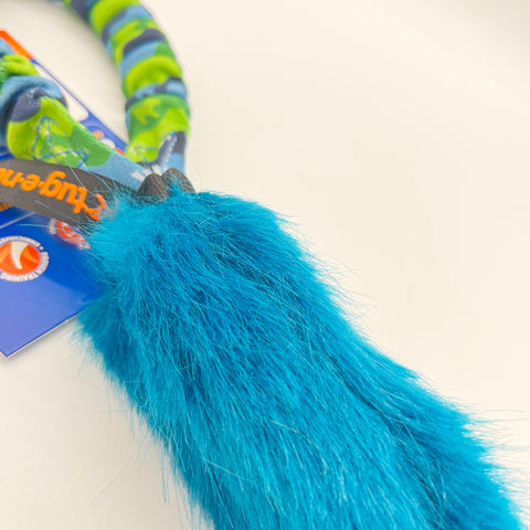 Tug-e-nuff | Pocket Fauxtastic Faux Fur Pocket Tug Green Pattern