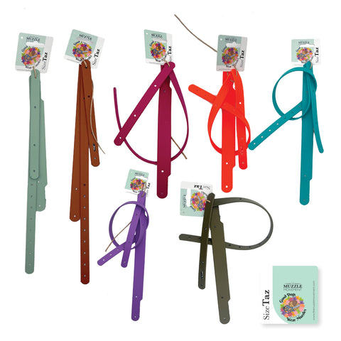 Coloured Biothane Strapping set bundle for Dog Muzzles for Trade