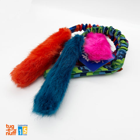 Tug-E-Nuff | Bright Fauxtastic Dog Tug Toy