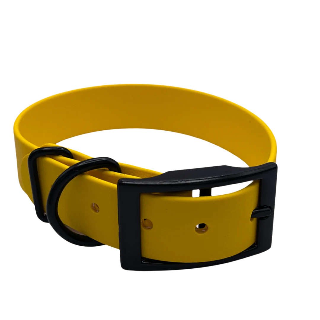 Block colour Biothane collar – customisable– The Muzzle Movement
